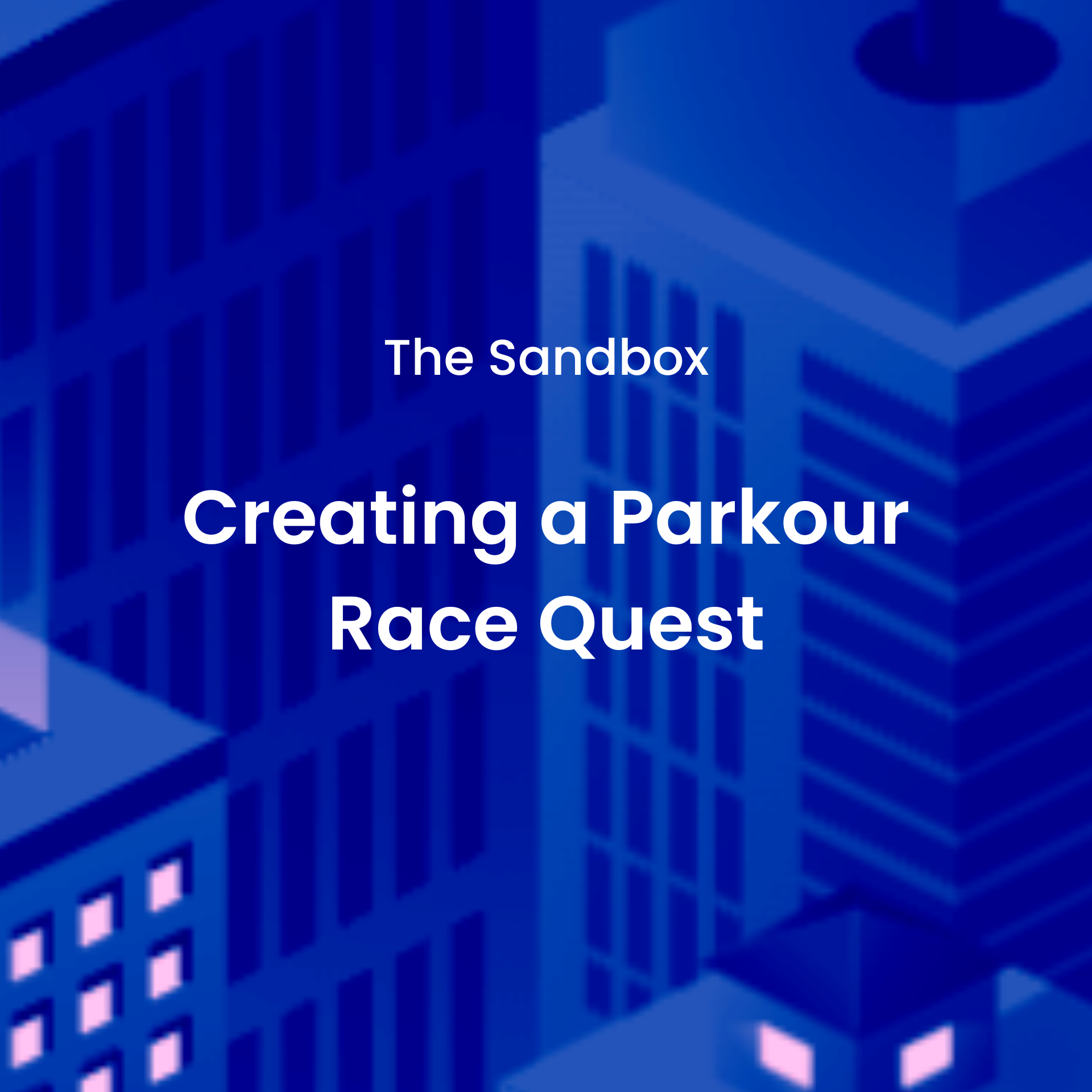Creating a Parkour Race Quest